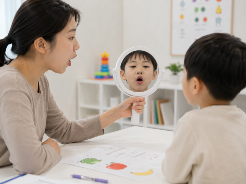 원주 조음치료 · 조이 언어발달센터의 조음치료 장면