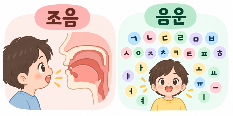 조음과 음운의 차이